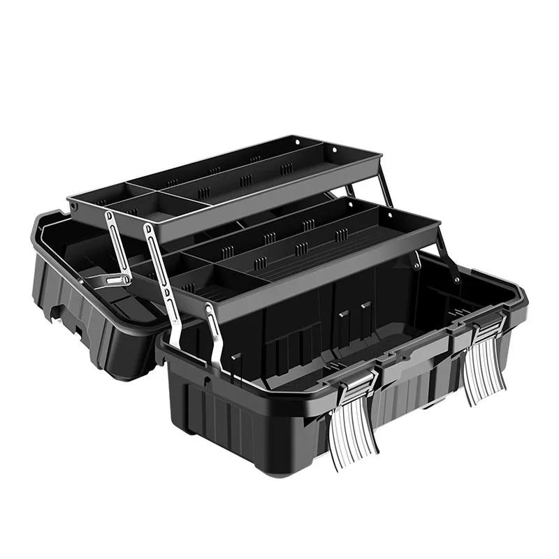 Tool Stackable Boxes Case Portable Heavy Duty Lockable Rolling Toolbox Tool Chest Organizer Garage Workshop Home Car Repair