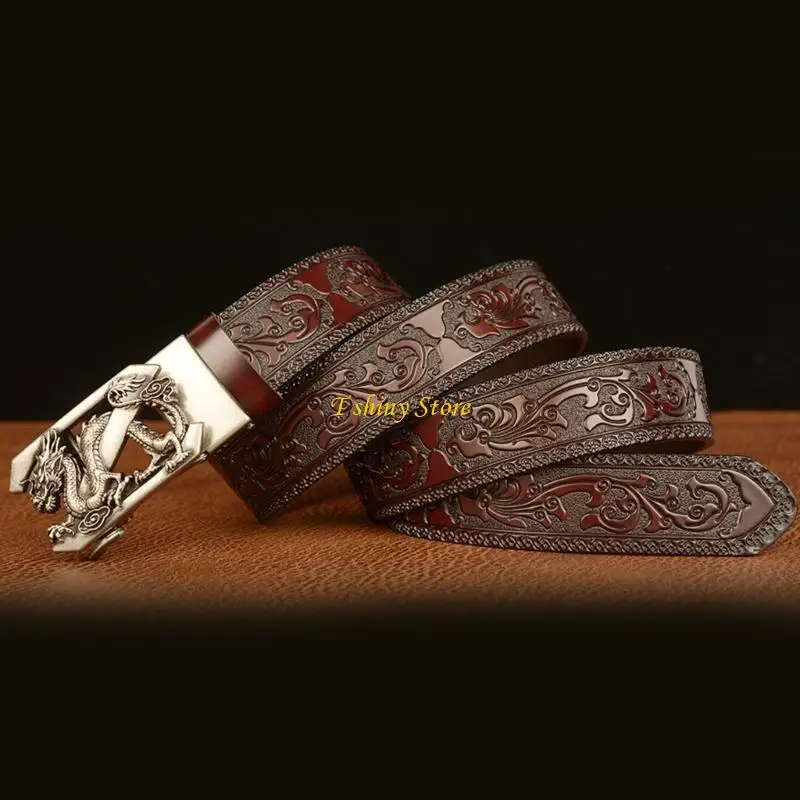 N58f حزام جلدي للرجال القابل للتعديل