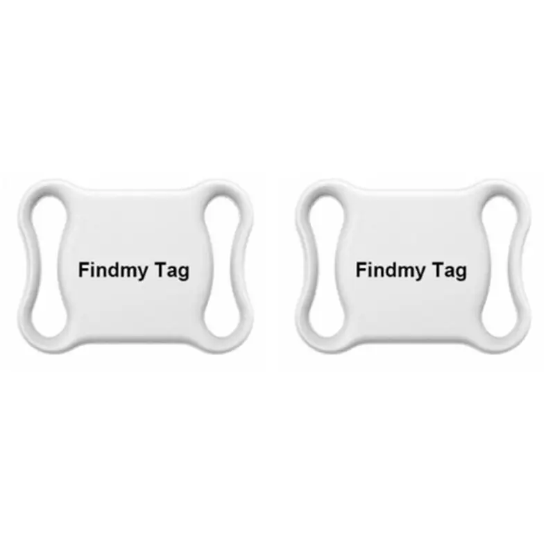 

【BRILLIANT 】2X GPS Tracker 2.4G Low-Power WIFI Locator Car Pets Airtags Smart Finder Key Finder Positioning Findmy Tag APP(White