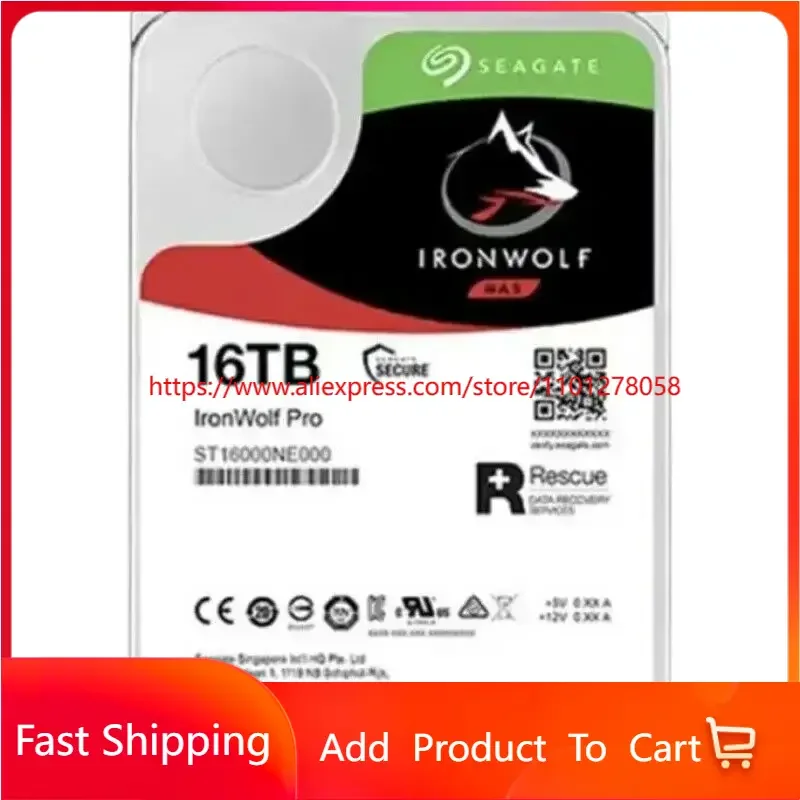 FOR Seagate (ST16000NE000) IronWolf Pro 16TB Internal 7200RPM 3.5