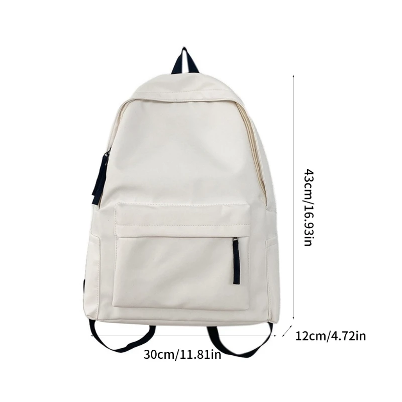 E74B Durable and Lightweight Nylon Backpack with Adjustable Straps School Bag Suitable for All Occasions