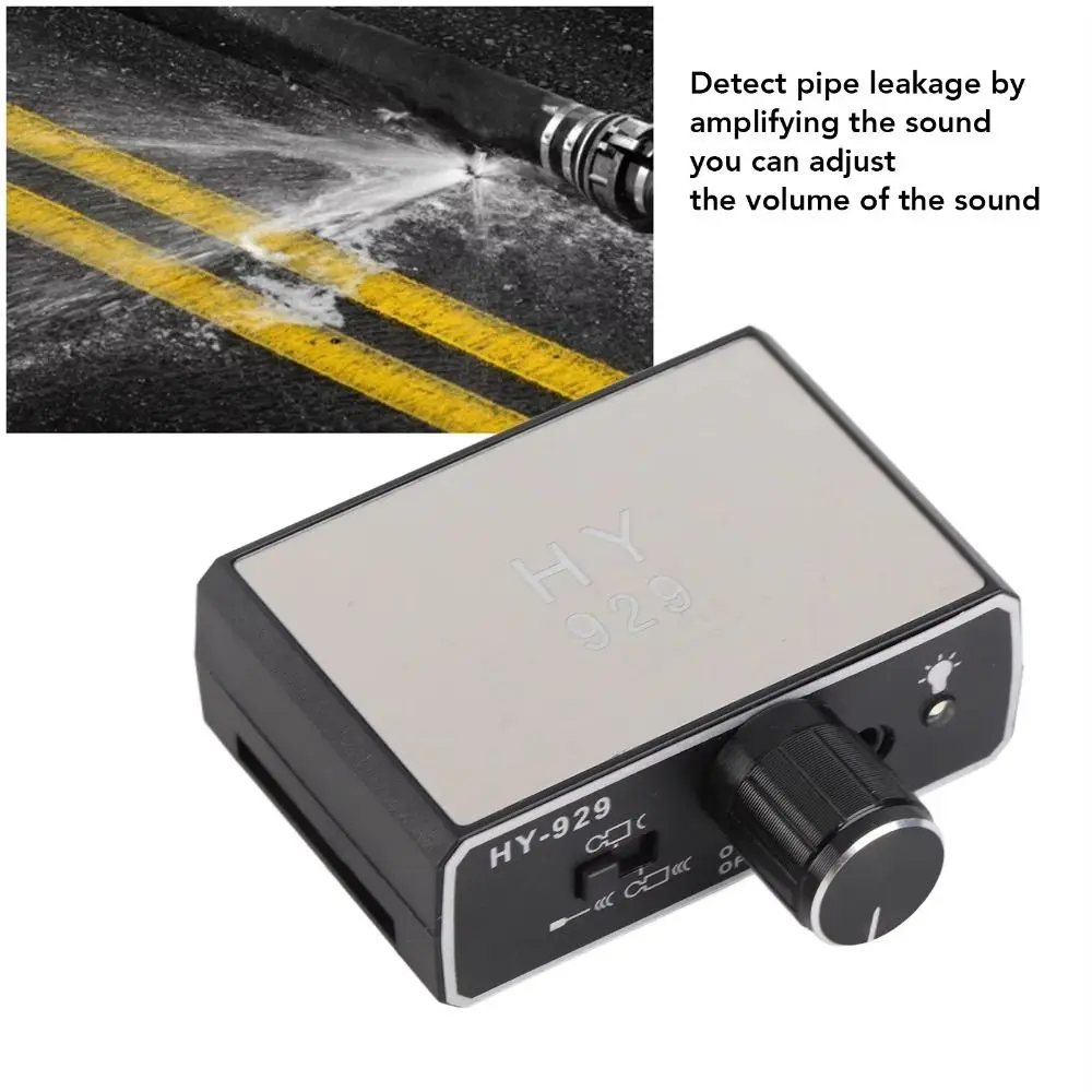 High Strength Water Leakage Detector Rechargeable Battery Dual Probes Water Pipeline Detection Tool High Accuracy