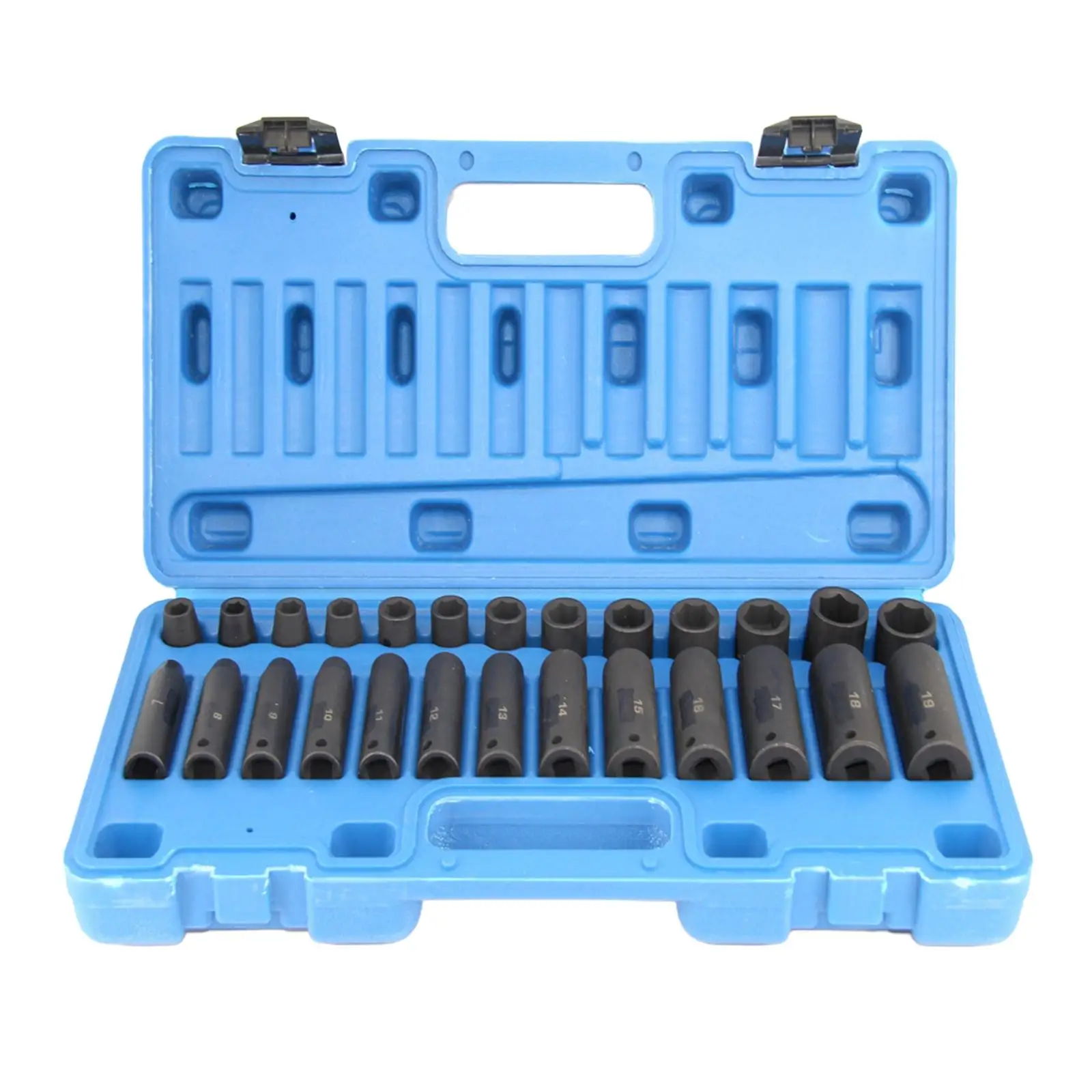 26Pcs 3/8inch Drive Impact Socket Set Metric Hand Tool Mechanics Engineers