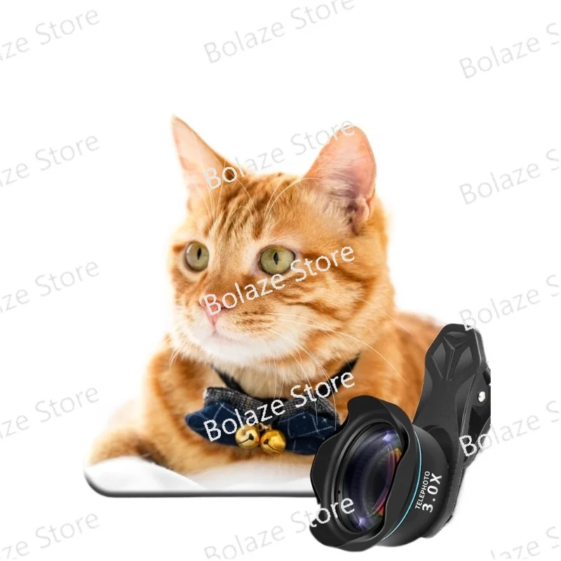 

Mobile Phone Aperture Lens Portrait 3 Times Telephoto SLR Professional Blurred Background External Live Portrait Close-up 4K