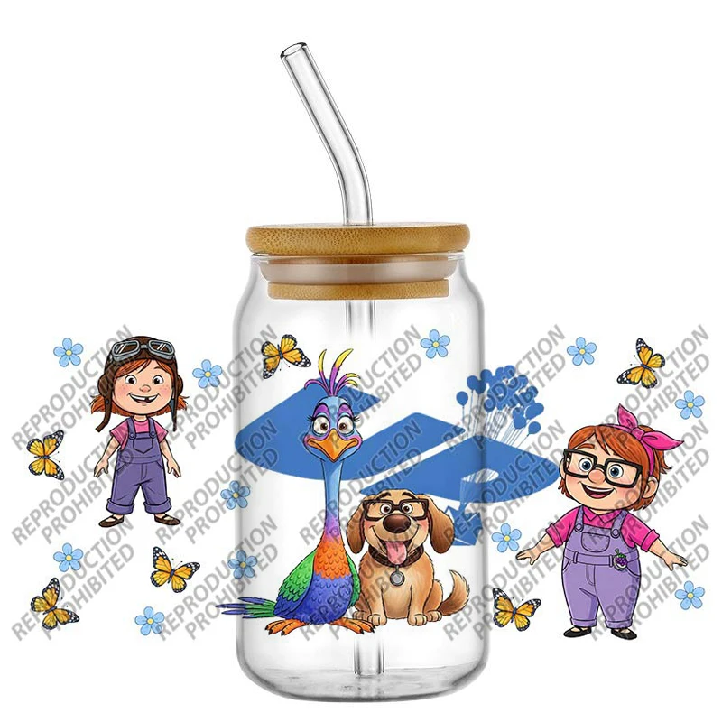 

Japanese animated filmsWaterproof DIY Decals 3D Transfers Stickers 16oz UV DTF for Glasses cup Wraps