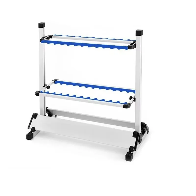 Fishing rod display stand bracket capacity 12pcs 24pcs fishing rod bracket
