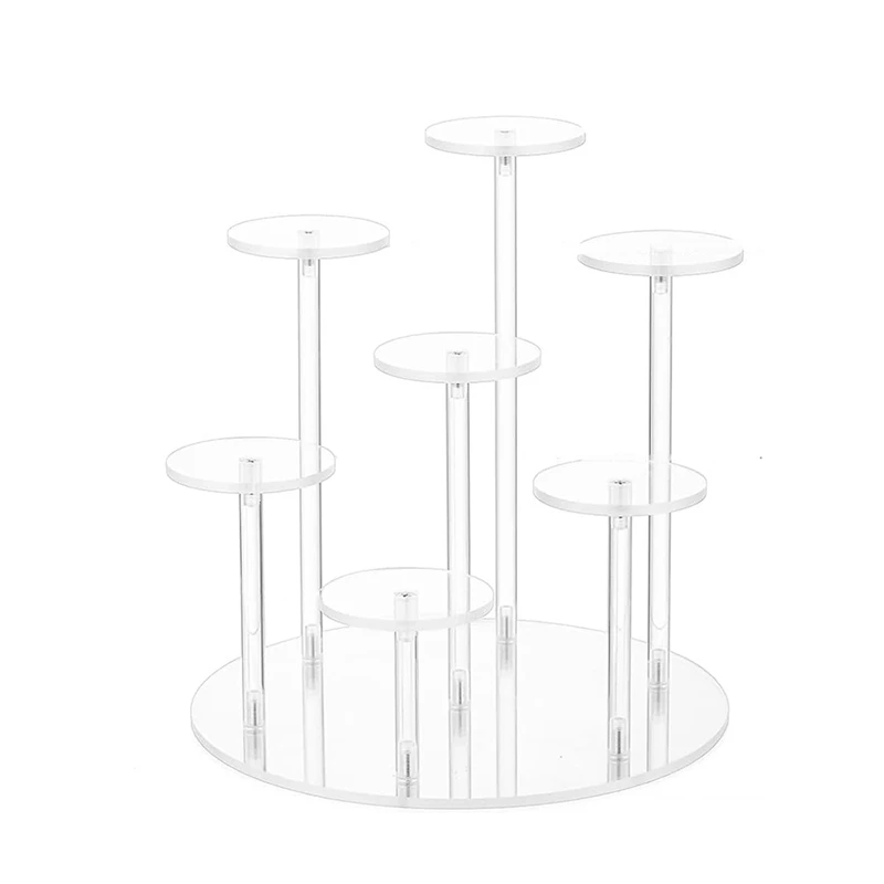 Acrylic Dessert Display Stand Jewelry Cake Perfume Storage Rack Birthday Cupcake Display Rack Toy Organizer