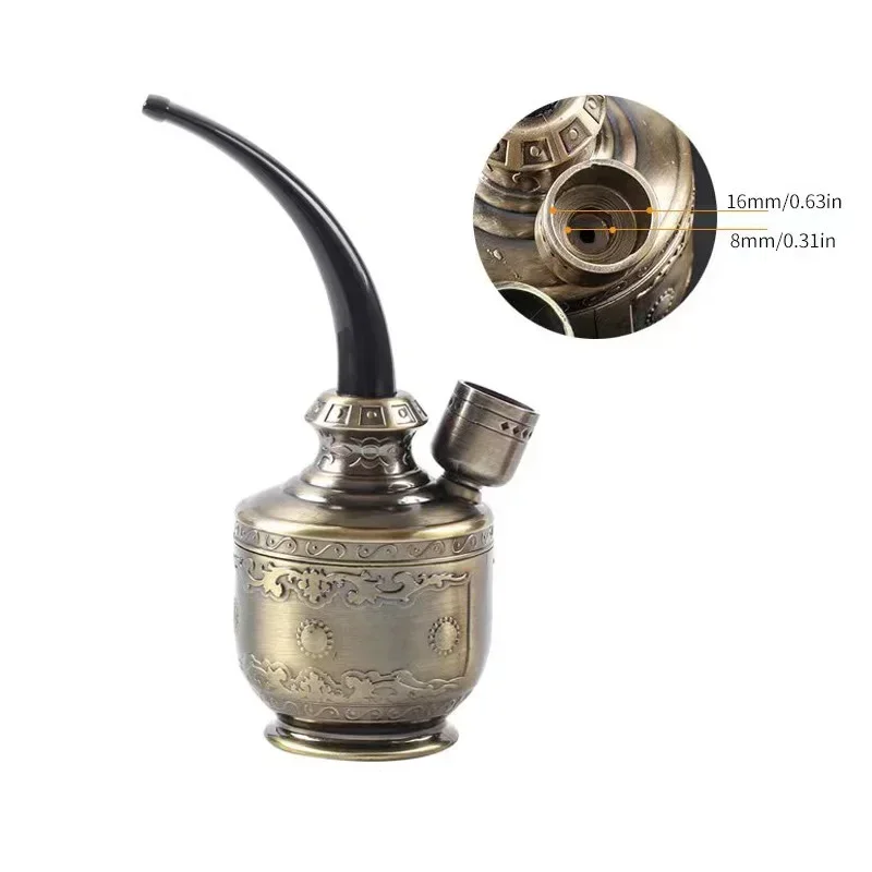 

Portable Multifunction Hookah mouthpieces Vintage Durable Cleanable Smoking Water Pipe high-quality Classic Tobacco Hookah Pipe
