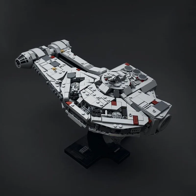 883 قطعة MOC ستار معركة رمادي ستارفايتر نموذج اللبنات الطوب لتقوم بها بنفسك الجمعية الإبداعية ألعاب تعليمية الاطفال هدايا عيد الميلاد #4