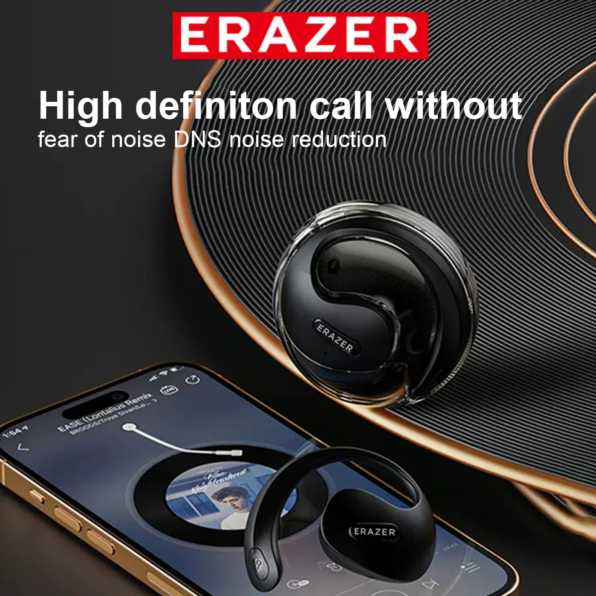 Erazer X15PRO OWS سماعات لاسلكية سماعات بلوتوث مع ميكروفونات HiFi صوت ستيريو سماعات أذن لاسلكية زر التحكم الرياضي