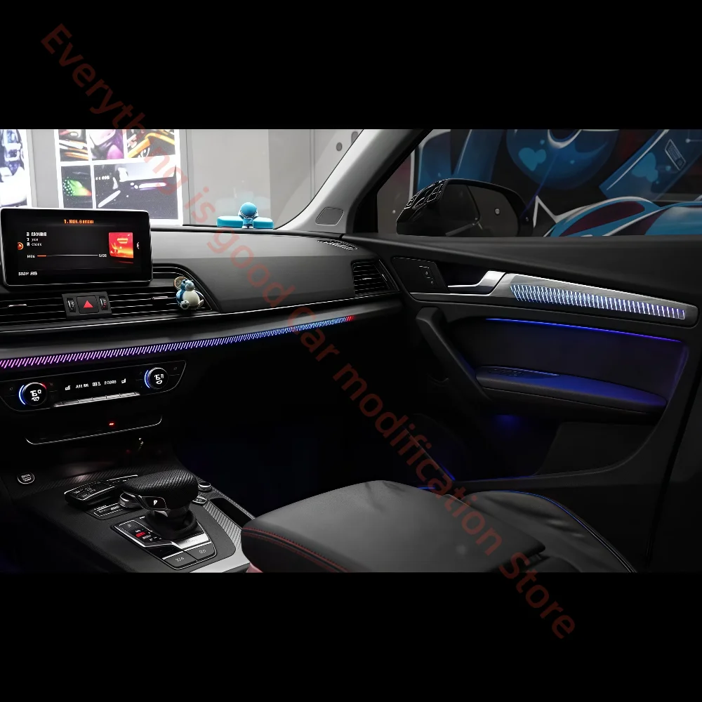 Car accessories For Audi Q5/Q5L 2018+ LED Ambient Light Atmosphere Lamp Car interior lighting Upgrade Screen &APP control new