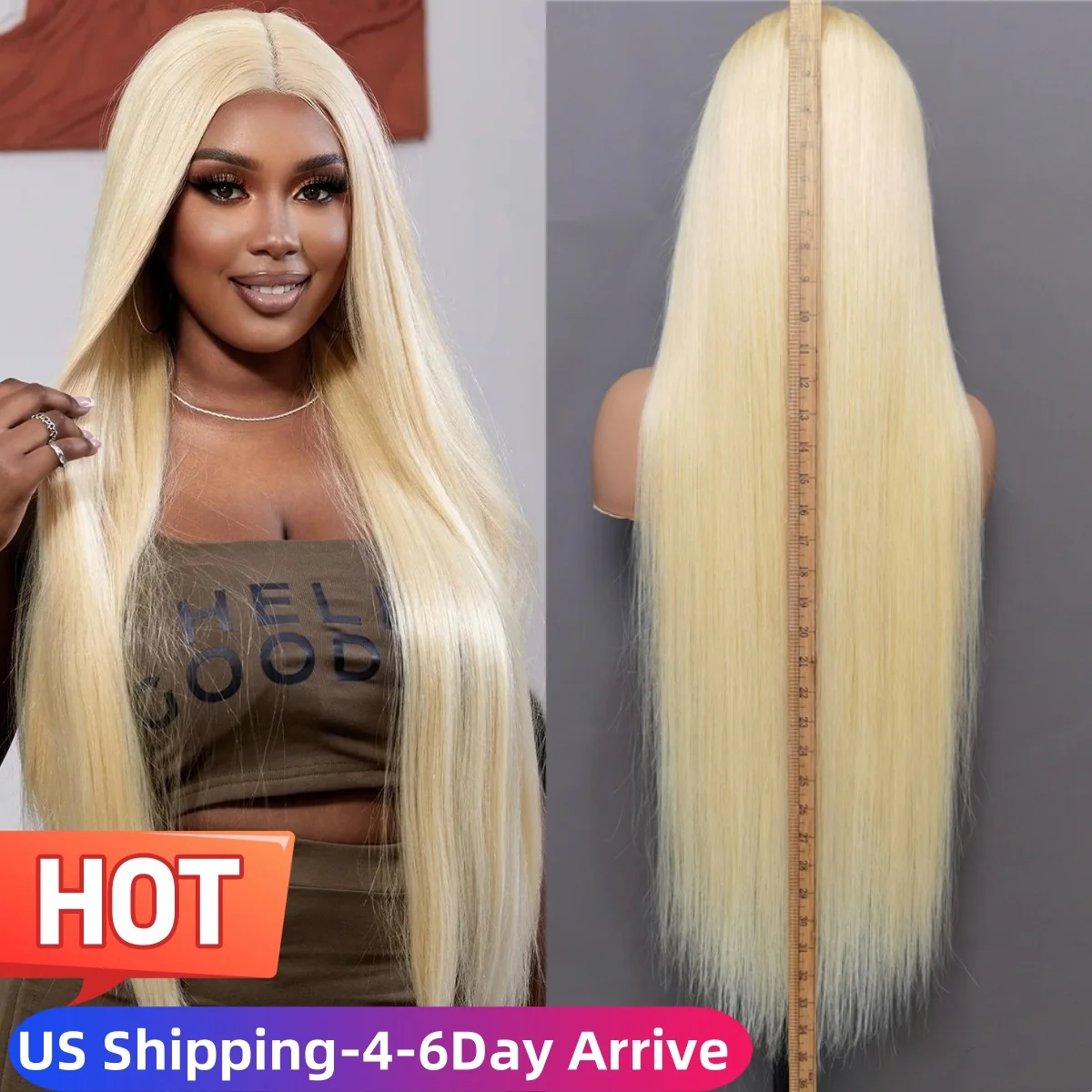 613 Blonde Wigs Human Hair 30 Inch Human Hair Lace Frontal Wig 13X4 Lace Front Wig Human Hair 613 HD Lace Frontal Wig PrePlucked