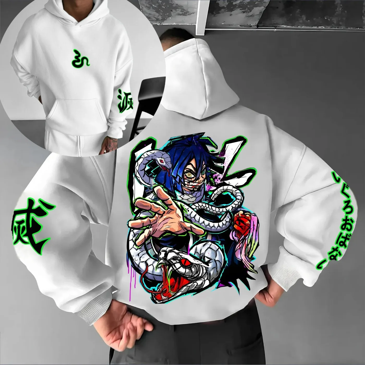 

Осенние и зимние толстовки с классическими персонажами японского аниме для мужчин и женщин, повседневная и удобная одежда для родителей и детей