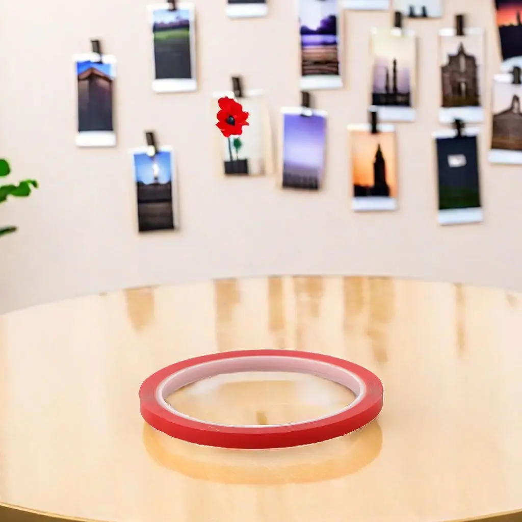 Red Film For For NANO Tape For Acrylic Double Sided Reusable Gel Mounting Strip For Wall Home Car Decoration Accessories