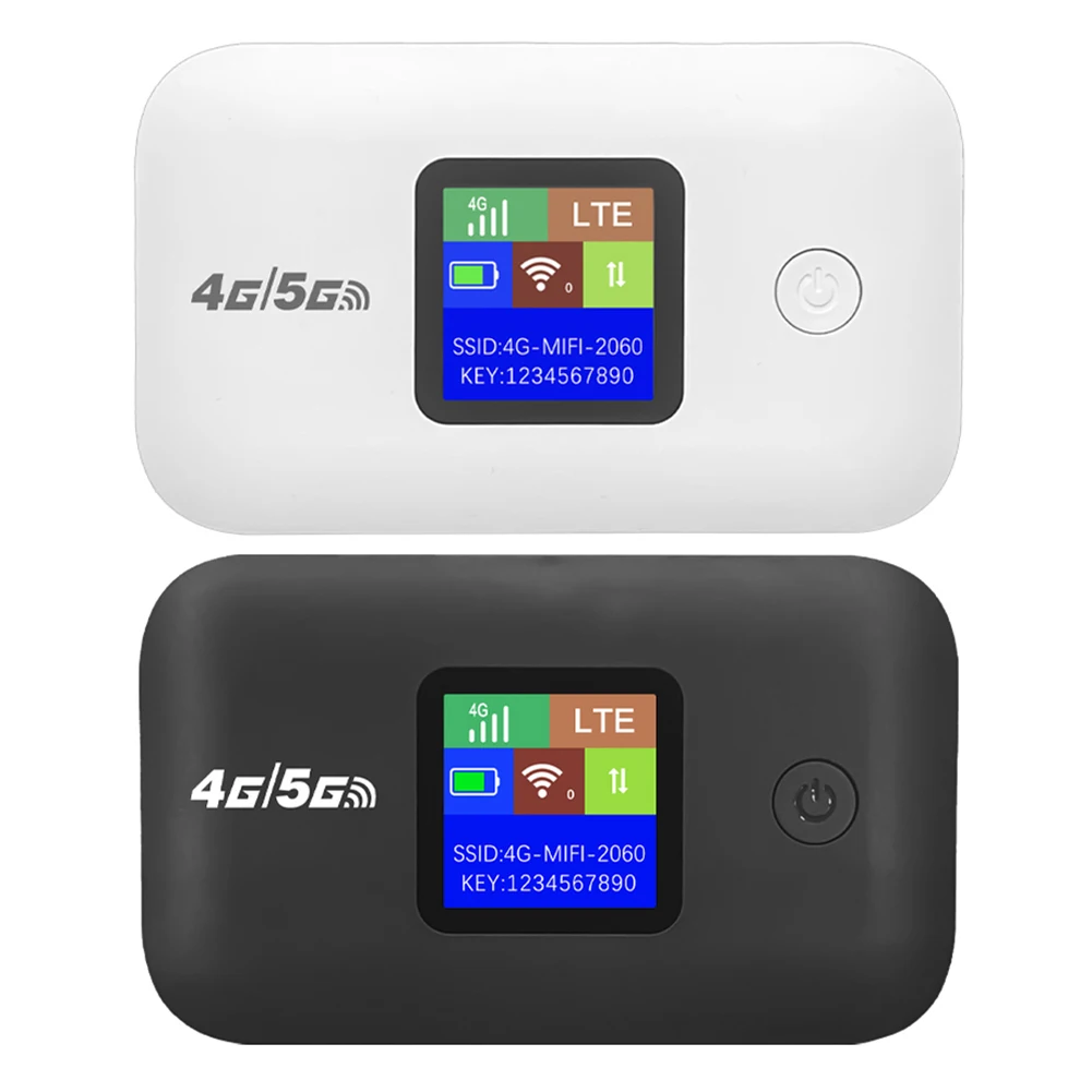 4G Mobiler WLAN-Router 150 Mbit/s 4G LTE Wireless Router Tragbarer Pocket-MiFi-Modem Mobiler WLAN-Hotspot mit SIM-Kartensteckplatz für Zuhause