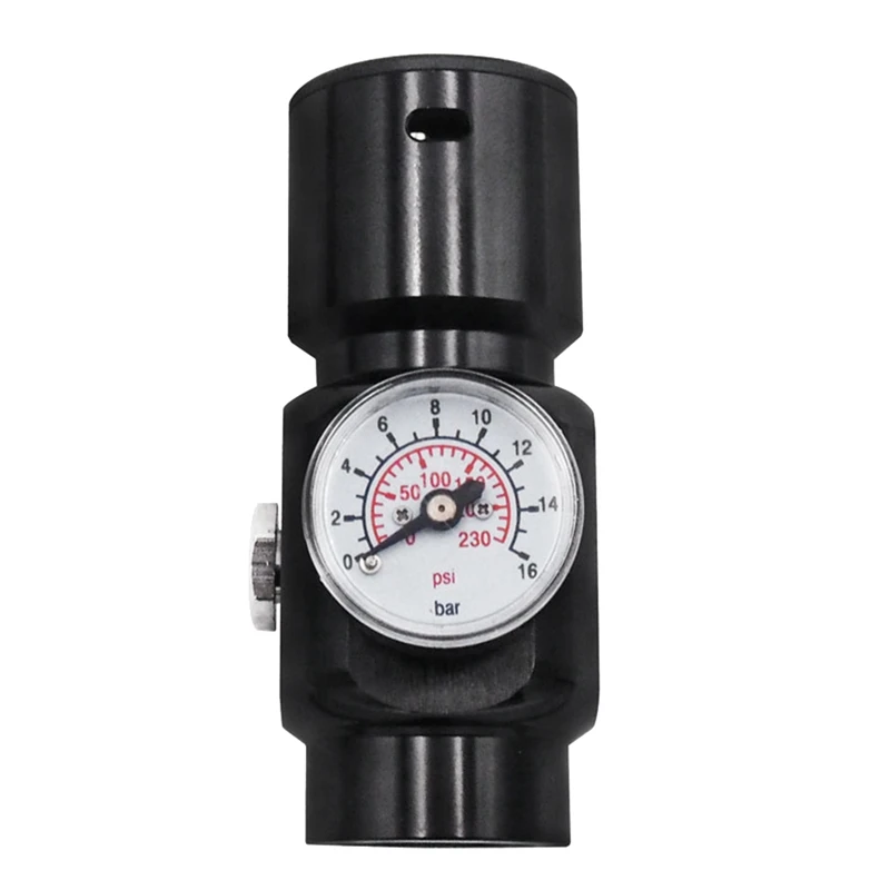 CO2 MINI REGULATOR 0.825Inch-14NGO INPUT 1500 PSI OUTPUT 0-130 PSI Co2 Regulator For Pneumatic Tools