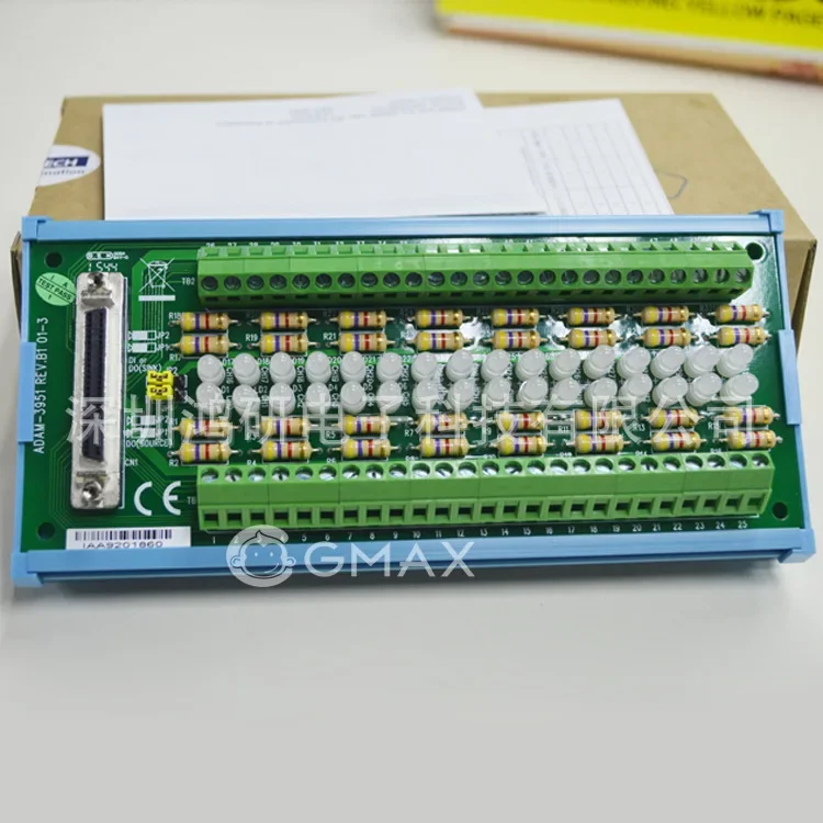 Advantech ADAM-3951 Terminal Block DIN Rail Installation, With PCI-1756 Board Terminal Board