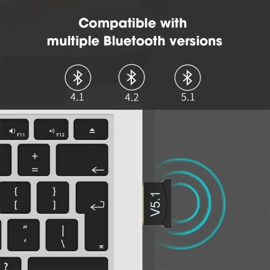 USB Bluetooth 5.1 Adapter Transmitter Receiver Bluetooth 5.0 Audio Bluetooth Dongle Wireless USB 4.0 Adapter For PC Laptop