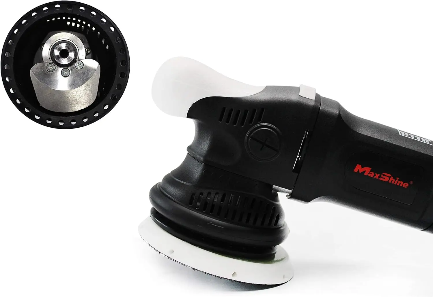 Maxshine M15 Pro Series II Dual Action Polisher w/ Powerful 1000W, 6-Spd, 15mm Throw, 5" Disc, Thread 5/8" - Auto Detailing Tool