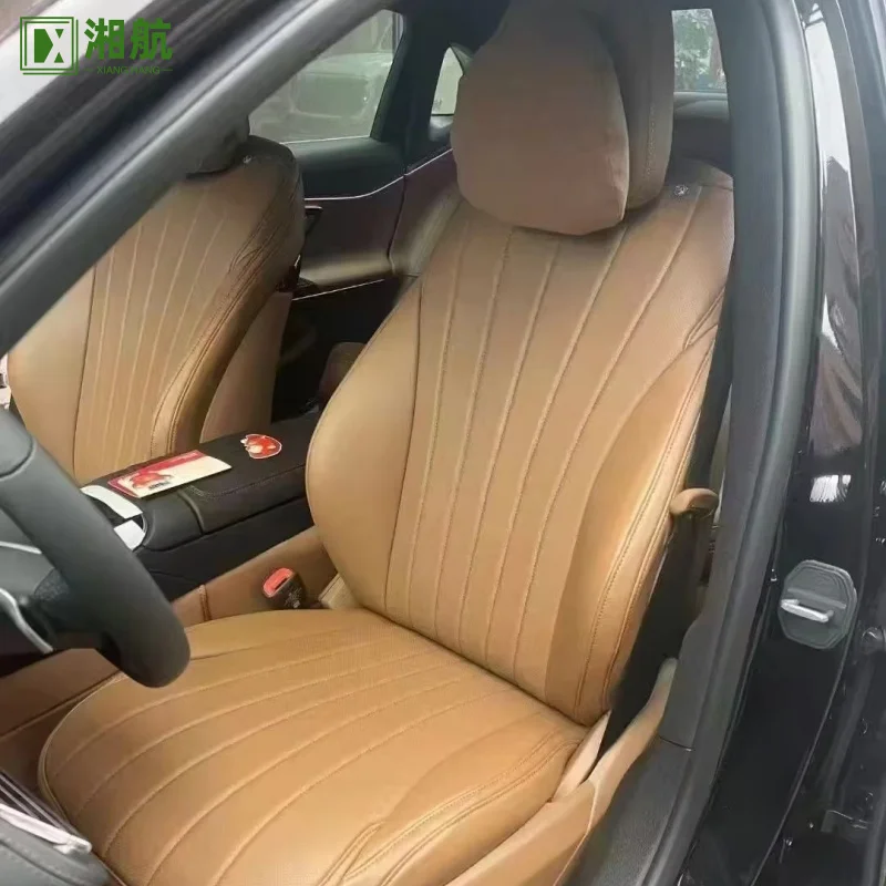 Suitable for Waterproof Durable Well Fitting Front and 5 Seaters Full Set Nappa Leather Universal Car Seat Cover