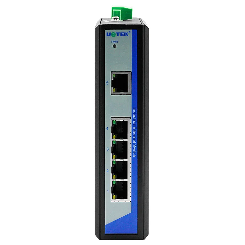 

UT-60-D5GT 5-port Full Electrical Port Full Gigabit Ethernet Switch Rail Mounted Industrial Grade