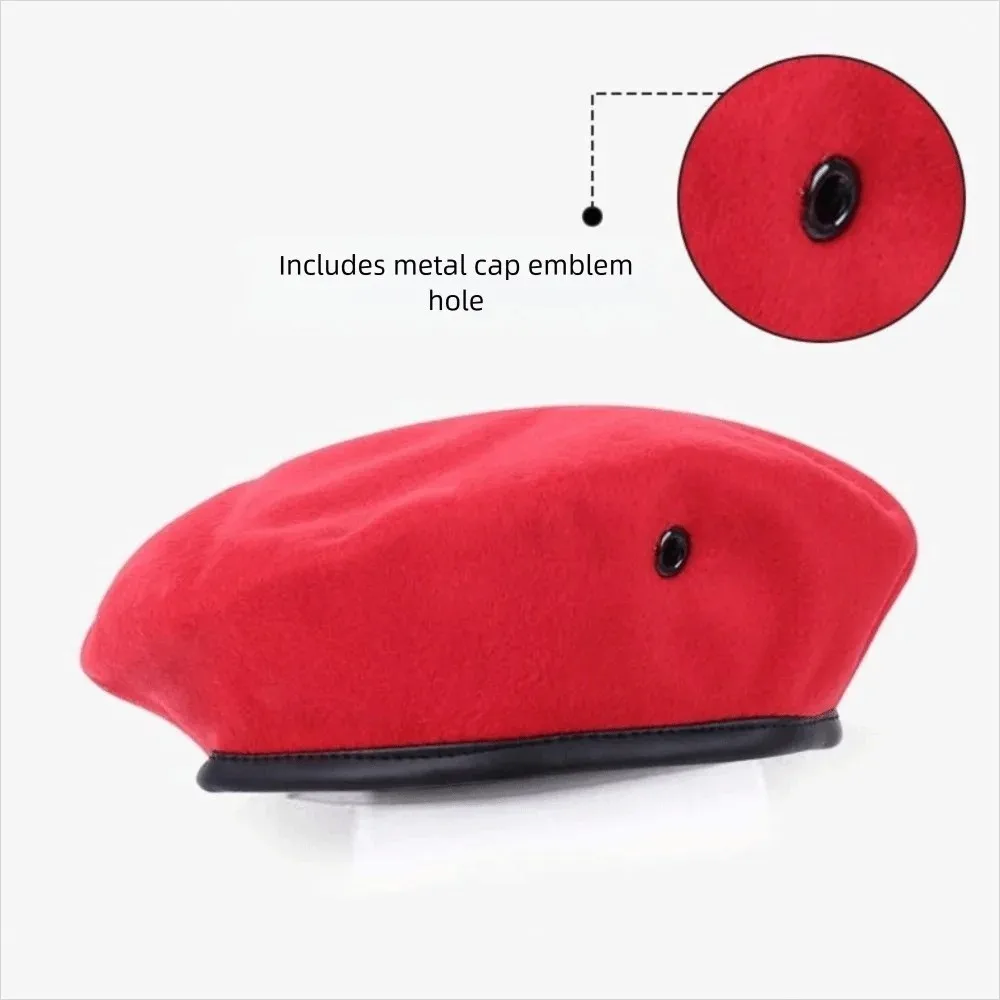 Unisex Adjustable Berets Hat Solid Color Spring Summer Adult Painter Cap Beanie Hat Security Cap