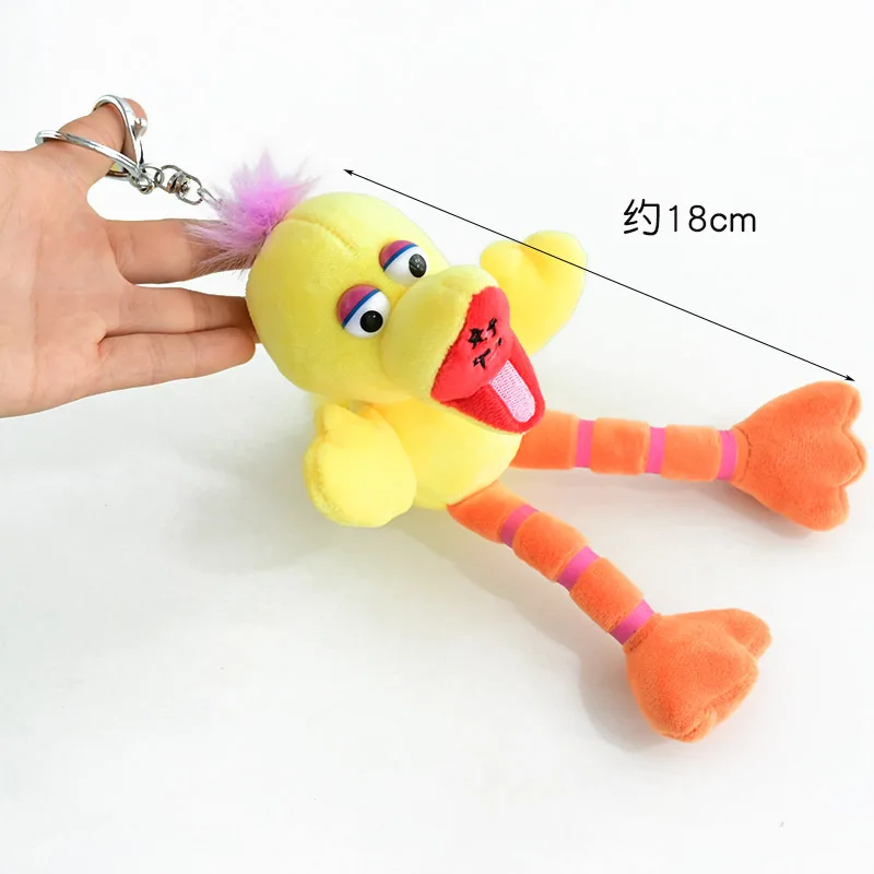 Cartoon Schattige Nieuwe Big-Billed Bird Pluche Speelgoed Sleutelhanger Charme Creatieve Leuke Vogel Pluche Rugzak Charme Knuffel Verjaardagscadeau