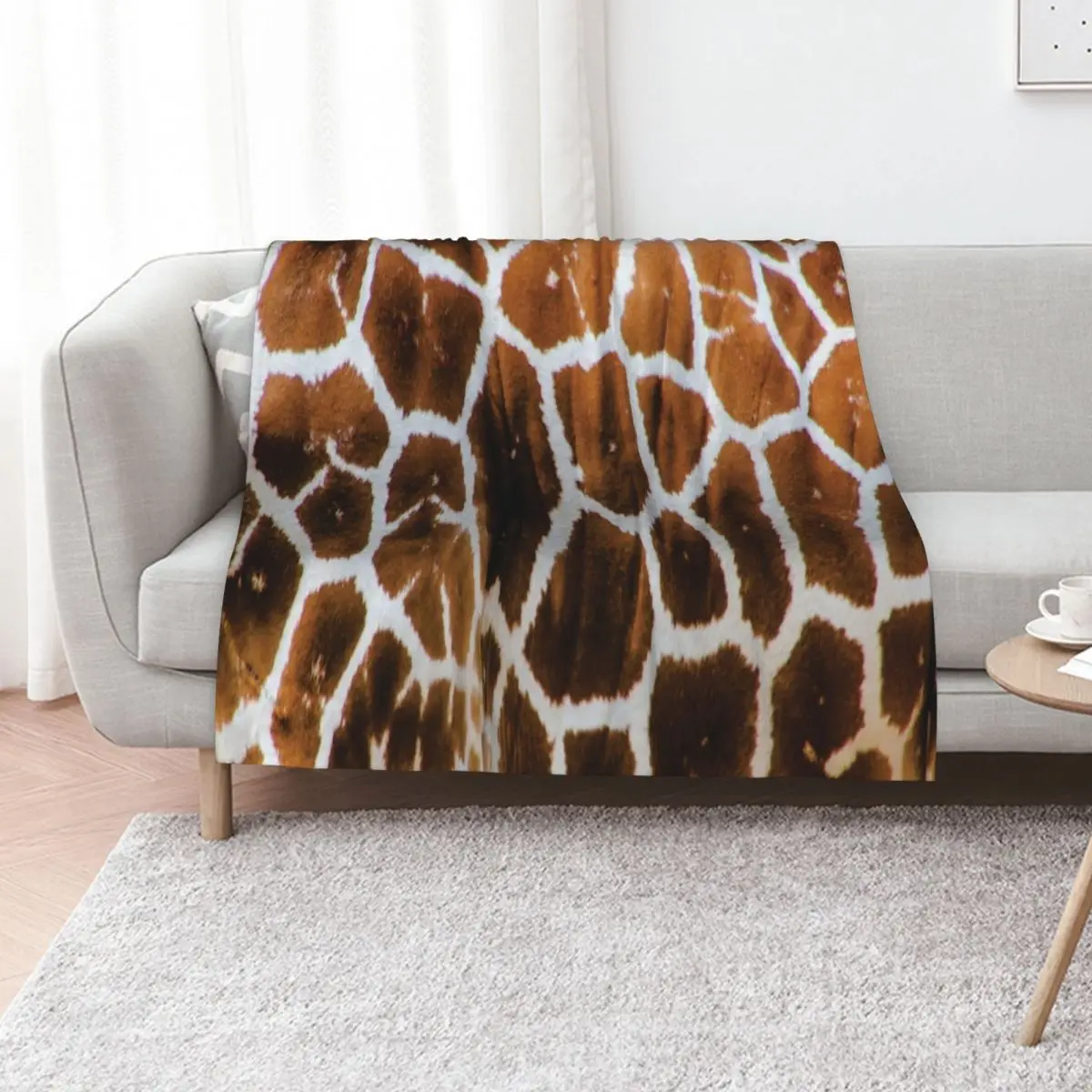 Giraffe Skin Throw Blanket For Decorative Sofa Quilt Decoratives Stuffeds christmas gifts Loose Blankets