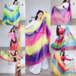 Belly Dancing Costumes chiffon yarn scarf Solid Belly Dance Veils Stage Performance Props Stage performance Veils 250x120cm