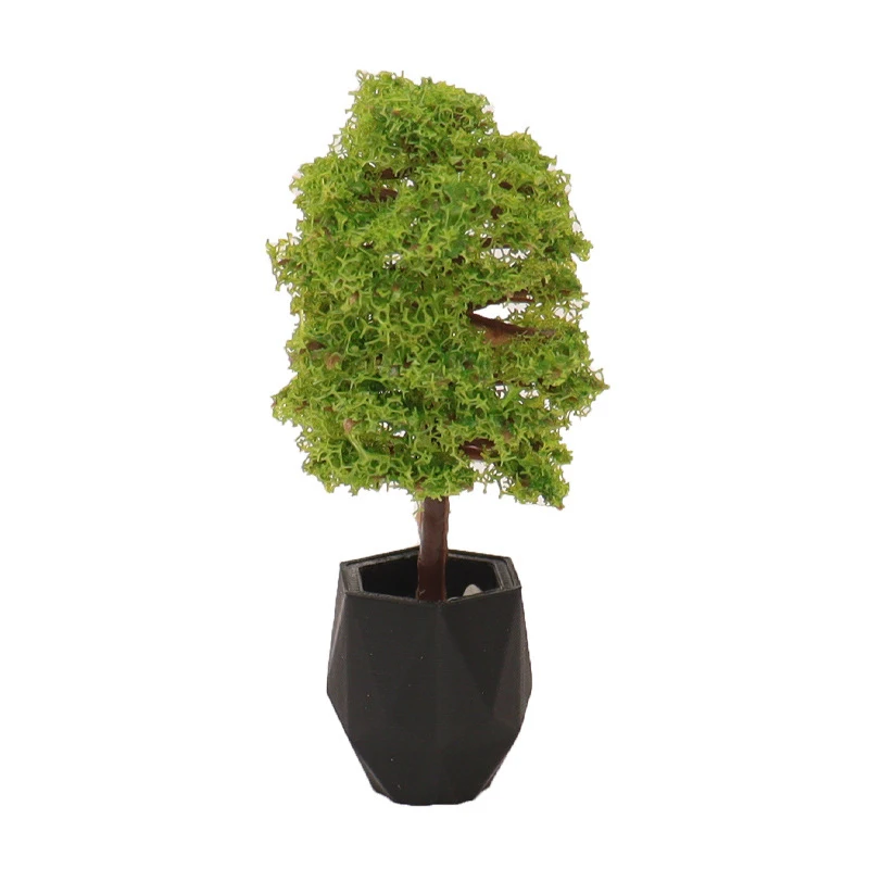 

New 1/12 Dollhouse Simulation Plant Potted Model Dollhouse Mini Home Decoration Dolls House Micro Garden Landscape Ornaments