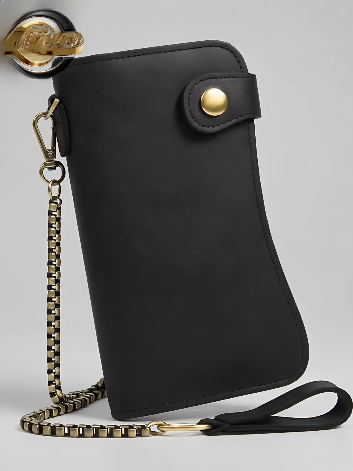 yuqixuan-men's-long-genuine-leather-wallet-multi-card-slot-phone-coin-purse-american-retro-style-top-layer-cowhide
