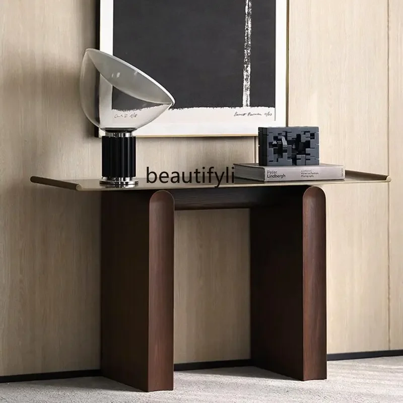 

xxxNordic Console Tables Antique Style Side Table Console Light Luxury Console Aisle Side View
