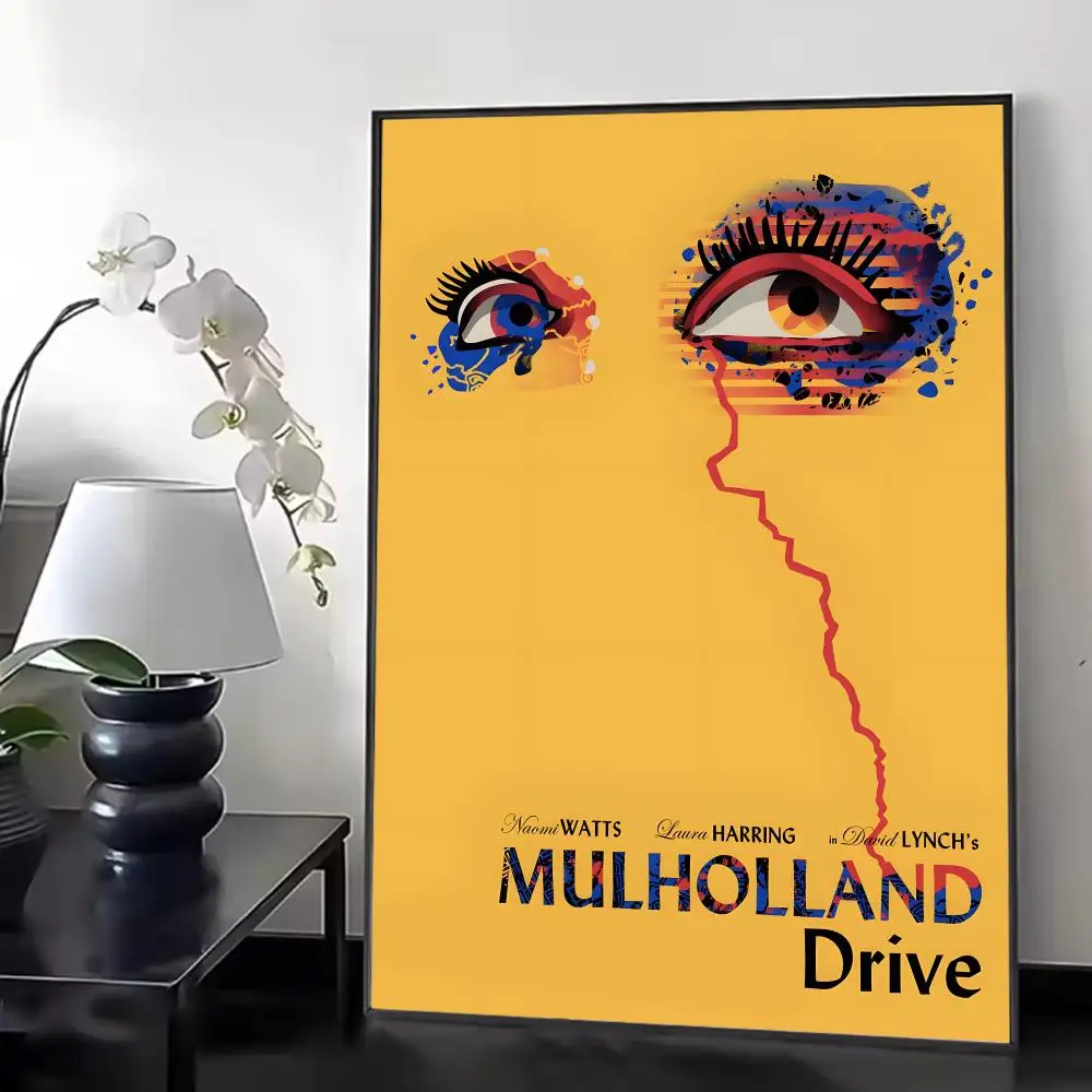 Surreal Movie M-mulholland Drive Poster Chic Aesthetic Self-Stick Wall Poster Bedroom & Dorm Room Decor
