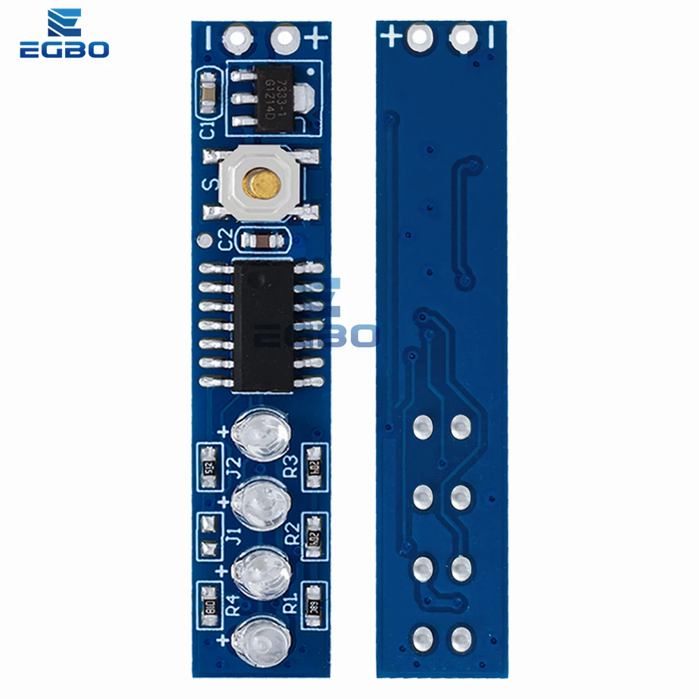 18650 리튬 배터리 충전 표시기 모듈 퍼센트 전력 레벨 테스터 LED 디스플레이 보드, EGBO 1S 2S 3S 4S 싱글 3.7V, 1-10 개