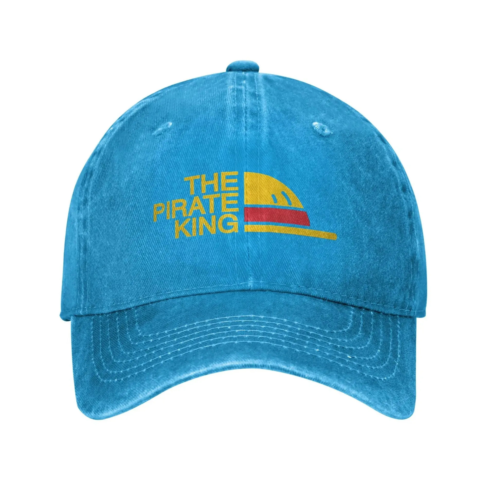 The pirate King letter embroidery vintage distressed baseball caps women men Fashion outdoor casual duck hats