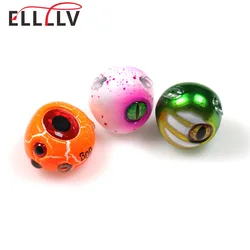 Elllv 1PC Kabura Pesca Slider Luminous Jig Head Snapper/Sea Bream Boat Fishing Trolling Jigging Lure 60g 80g 100g