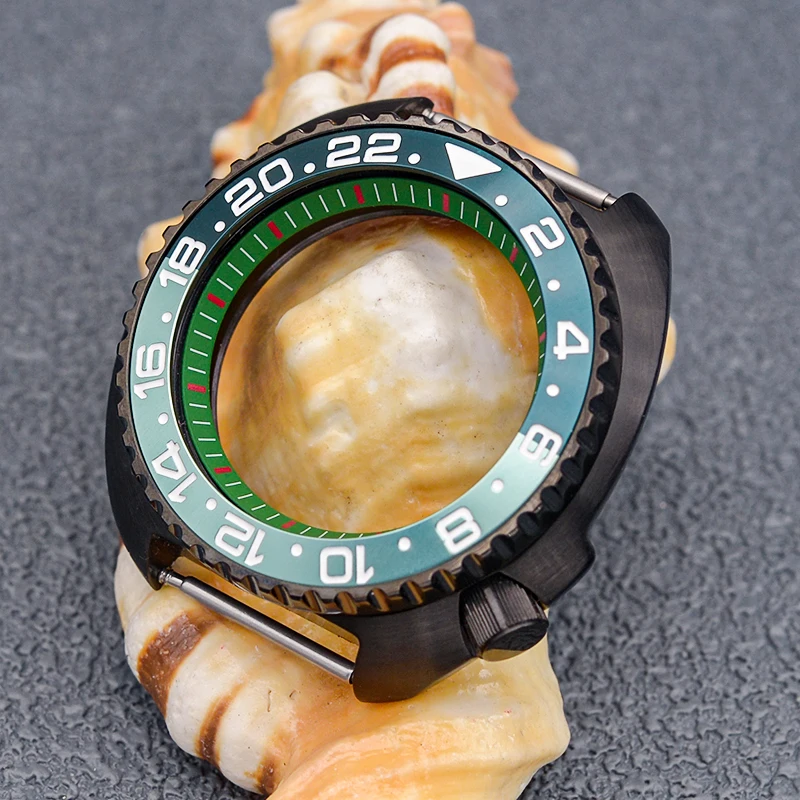 Seiko เคสใสด้านหลังพอดีกับ skx 6105 6309 NH36 NH35หอยเป๋าฮื้อเต่าญี่ปุ่นเปลี่ยนอะไหล่นาฬิกาเคลื่อนไหวอัตโนมัติ