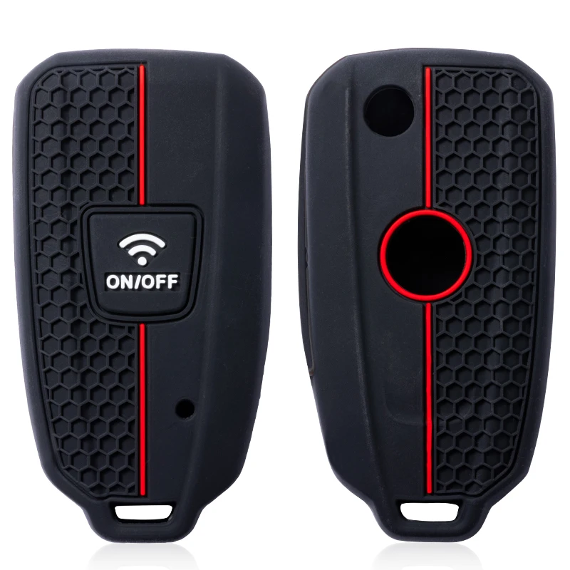 Silikon-Schlüsselhülle für Yamaha TMAX 530 DX SX Motorrad 2015-2017 Motorrad Smart Key Tasche Schlüsselanhänger Schutzhülle