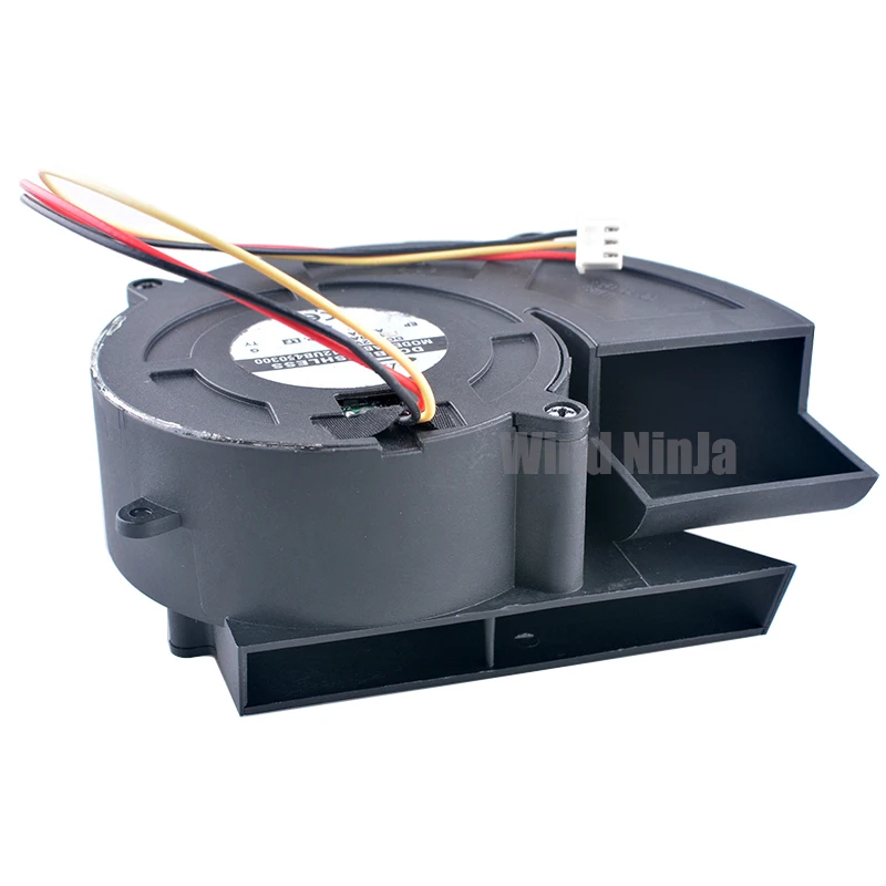 Ab12212ub450300 Dc 12V 1.70a Centrifugale Turbo Blower Koelventilator Voor Vegen Robot