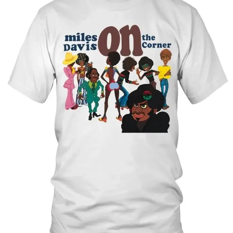Miles Davis On The Corner Jazz Legend Music T Shirt S 5XL Multicolor