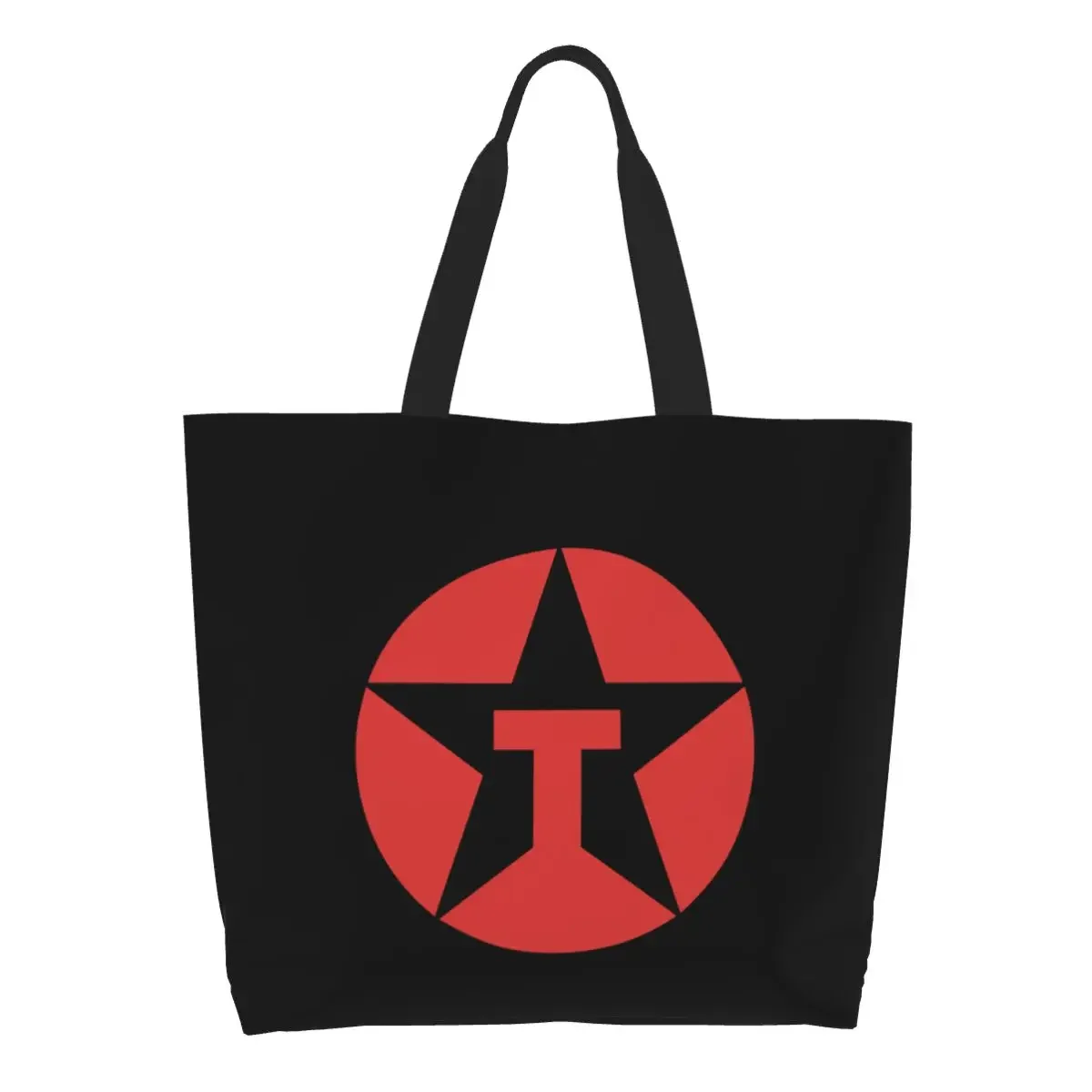 Funny Printing Texaco Shopping Tote Bags Recycling Canvas Shopper Shoulder Handbag