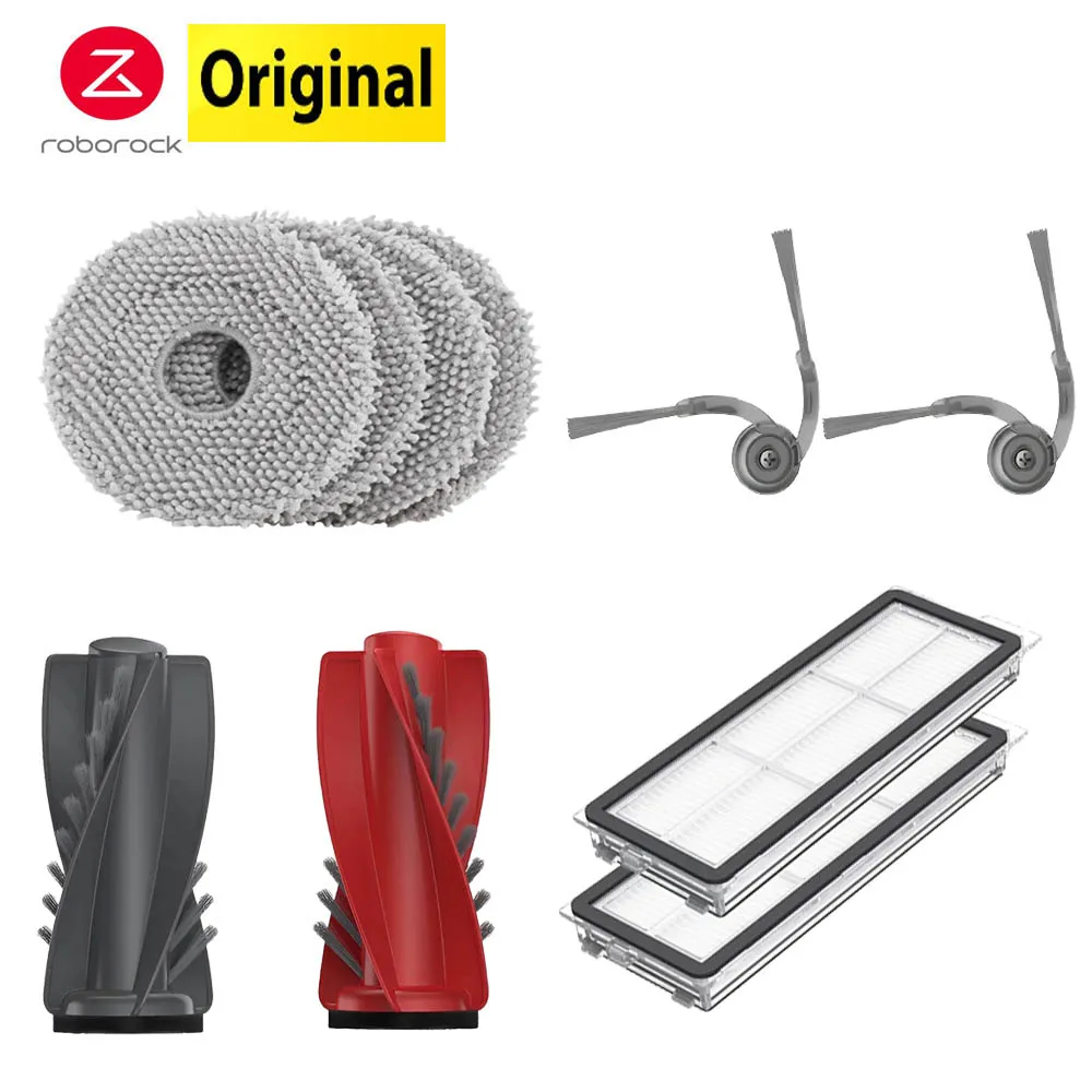 Originele Roborock Qrevo Curv Onderdelen Hoofd-/Zijborstel Cover Mop Doek Filter Stofzak Voor QRevo Curv C/S5A/S5V/QRevo Edge S5A