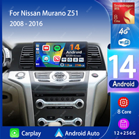 Android 14 Carplay Auto 2K Screen Car Radio Multimedia Player For Nissan Murano Z51 2008 - 2016 Autoradio Stereo 2din Head Unit