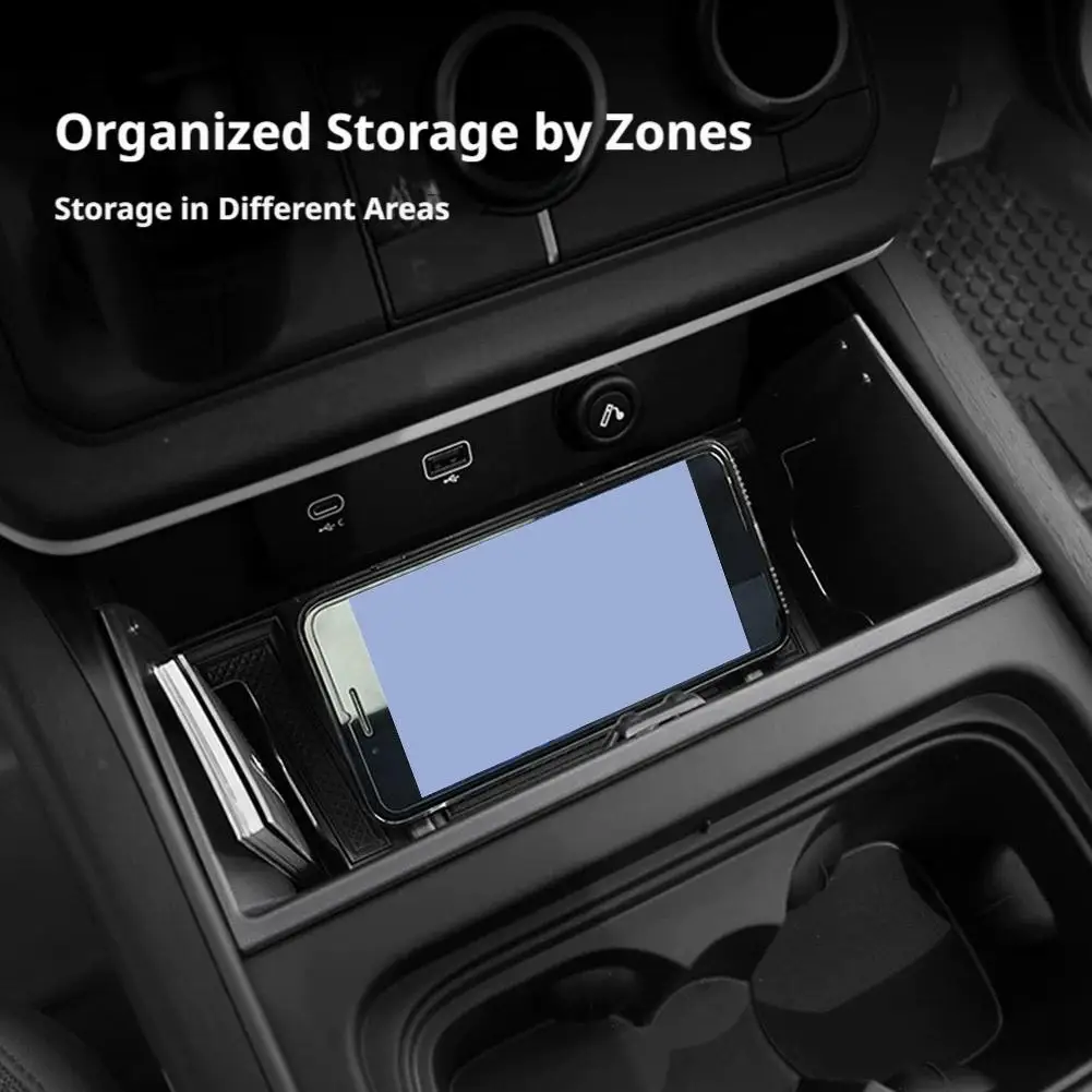 Center Console Storage Box Tray For Land Rover Defender 90 110 130 2020-2026 Armrest Organizer Bin Interior Accessories view 3