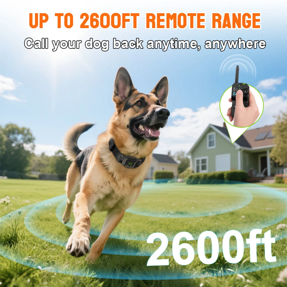 CC-PetPulse GPS Wireless Pet Fence Dog Beep Vibration Shock Training Smart Collar Wireless Electric Dog Fence For All Dogs view 3