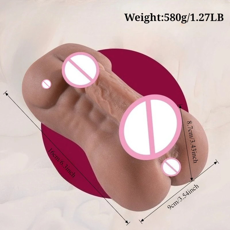 Realistic Butt Anal Male Masturbator Butt with Plump Hips and Tight Anus Masturbation Cup Portable Adult Sex Toys for Men Gay18+ view 6