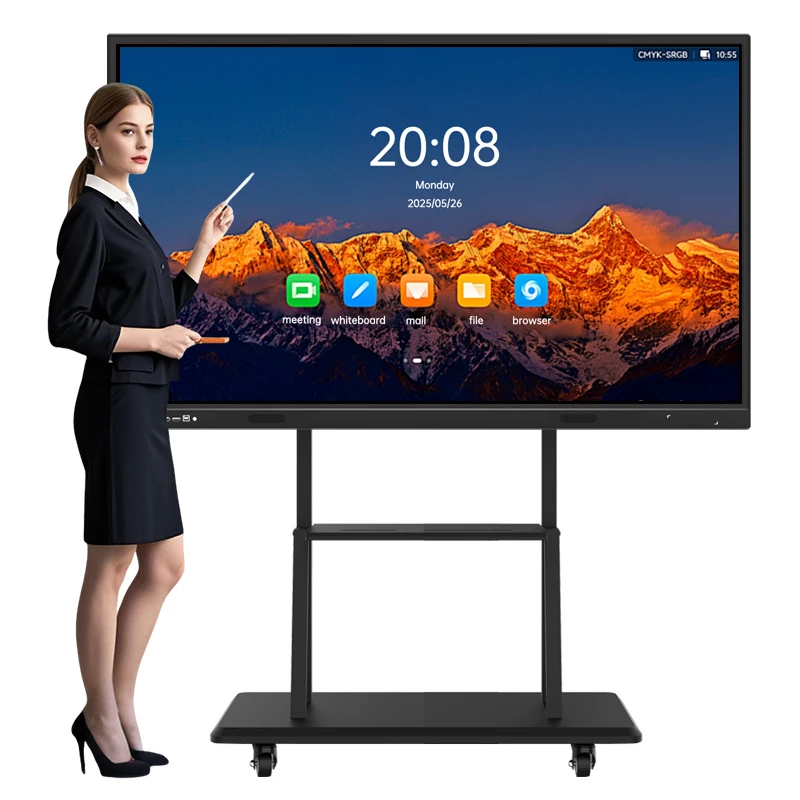 98-Inch Interactive Electronic All-in-One Conference Machine LED Panel 55-Inch Interactive