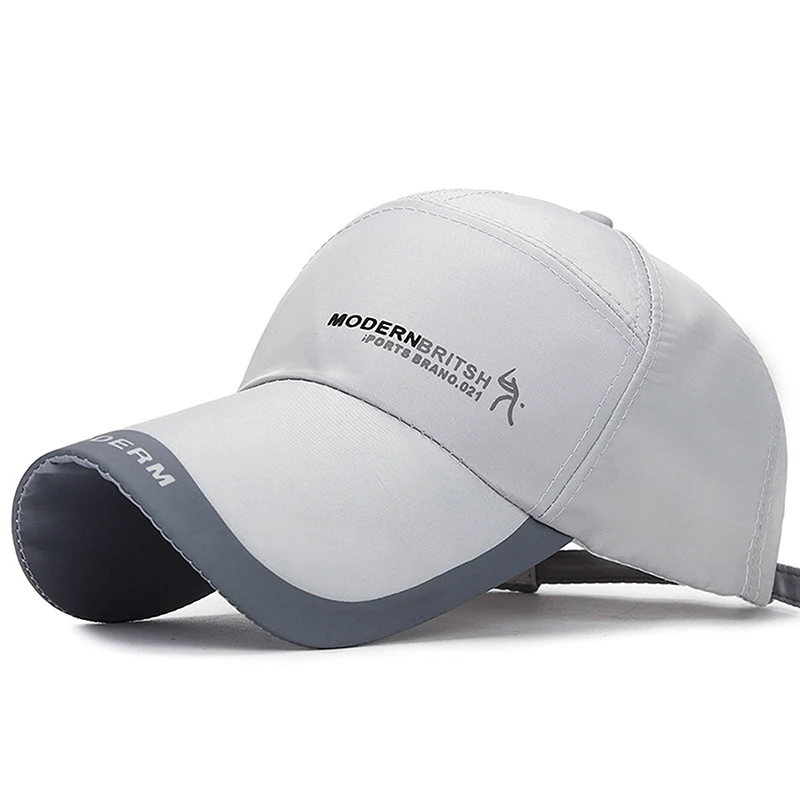 

2025 Summer Wide Brim Baseball Cap Sports Hat Unisex Sun Hat Outdoor Quick-Drying Mesh Cap Breathable Duck Tongue Cap