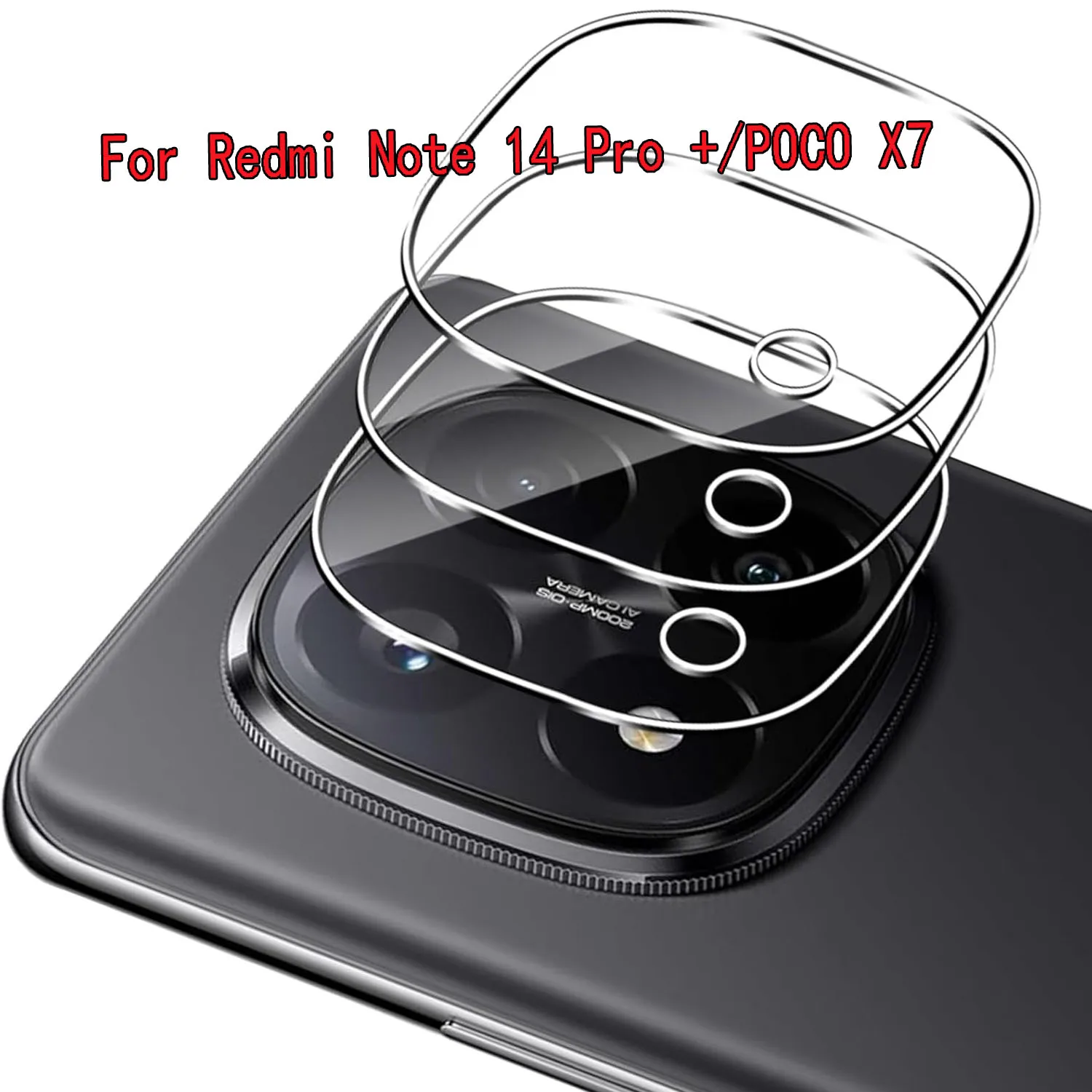 

2/4 PCS HD Lens Protector for for Redmi Note 14 Pro + 5G /POCO X7 9H Anti-Scratch Compatible Camera Lens Protection
