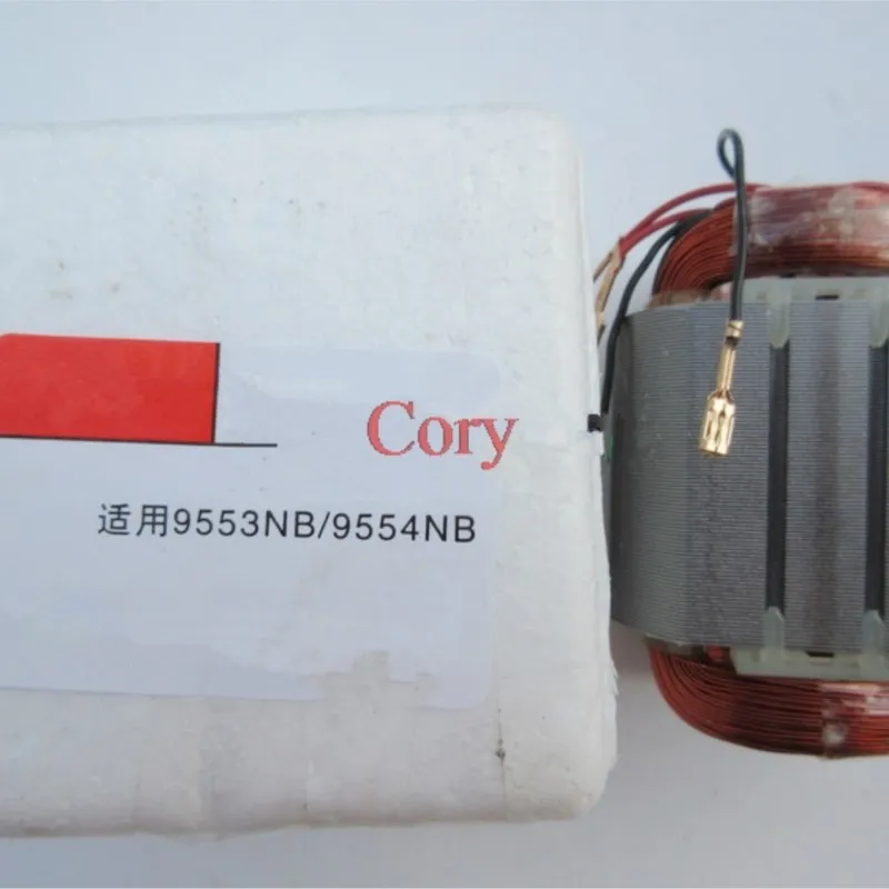 Angle Grinder Replacement Electric Motor Rotor/Motor Stator for Makita 9553/9554/9555NB/HN 6412/6413